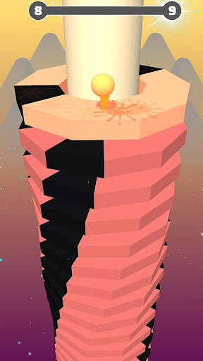 Helix Stack เกมบอล: กระโดดลูกใหญ่ 3D screenshot 10