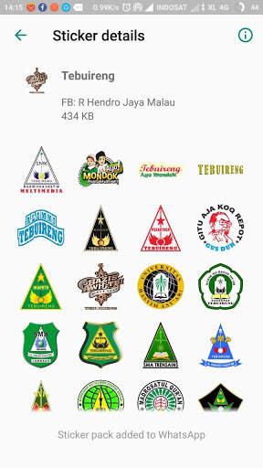 Sticker Tebuireng screenshot 4