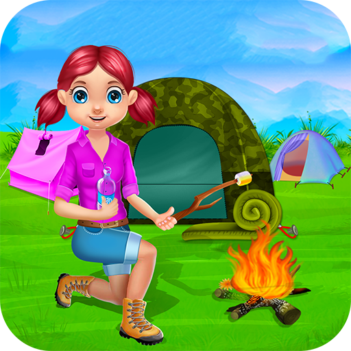Kamperen vakantie kinderen icon