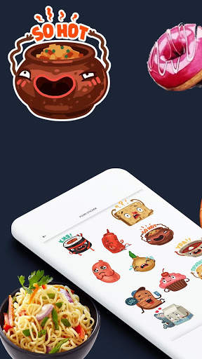 Food Stickers for Whatsapp (WAStickers) screenshot 1