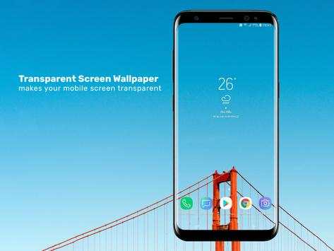 Transparent Screen Free – Install Wallpaper screenshot 1
