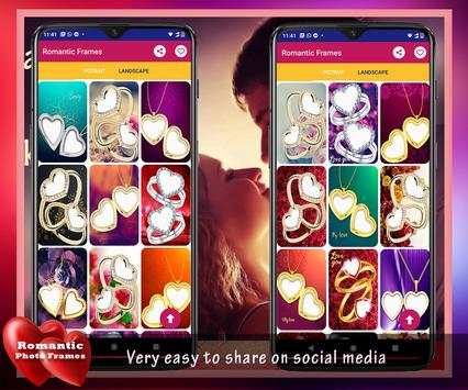 Romantic Photo Frames screenshot 4