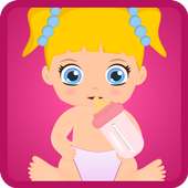baby girl game logo