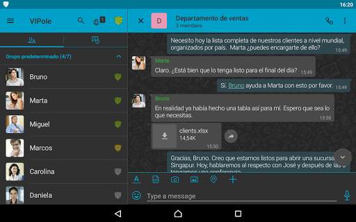 VIPole Secure Messenger screenshot 9