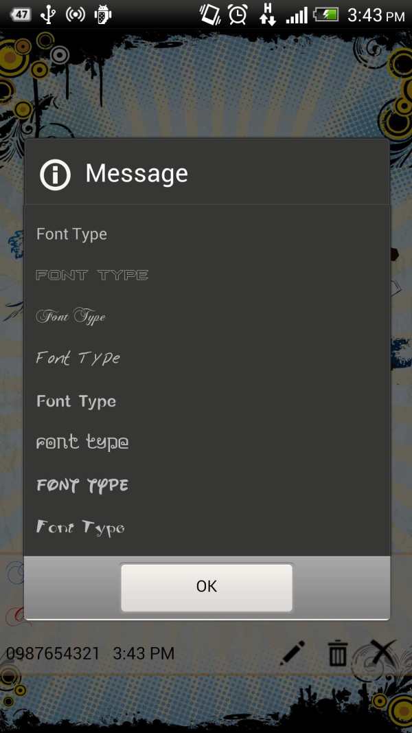 Personalize SMS screenshot 5