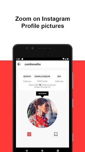 Zoomie for Instagram - Profile picture downloader screenshot 1