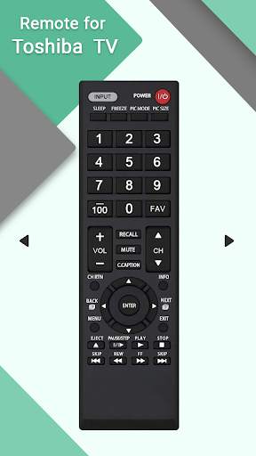 Remote for Toshiba TV screenshot 3