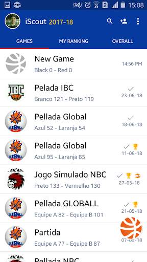 iScout Basketball App screenshot 1