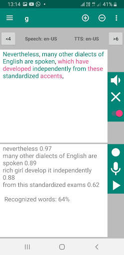 Prononce pronunciation checker screenshot 2