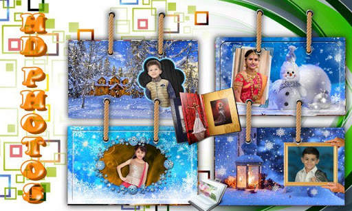 Snowfall Photo Frames screenshot 2