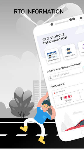 RTO vehicle information app, vehicle owner details screenshot 1