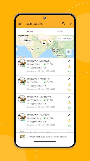 JCB Livelink Mobile App India screenshot 1