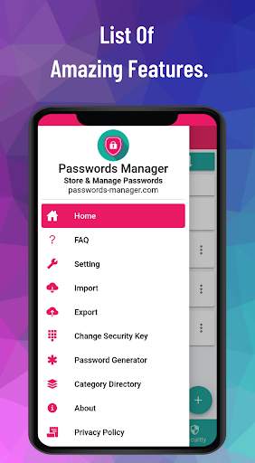 Passwords-Manager скриншот 1