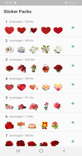 🌹 Roses 🌹 stickers (WAStickerApps) screenshot 1