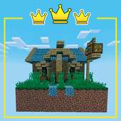 Island in the Sky. Minecraft Map logo