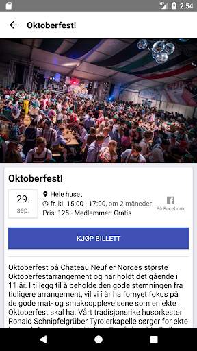 Chateau Neuf - Det Norske Studentersamfund screenshot 1
