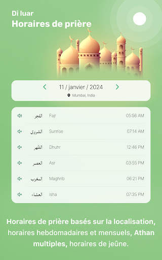 Calendrier & Prière Islam App screenshot 10