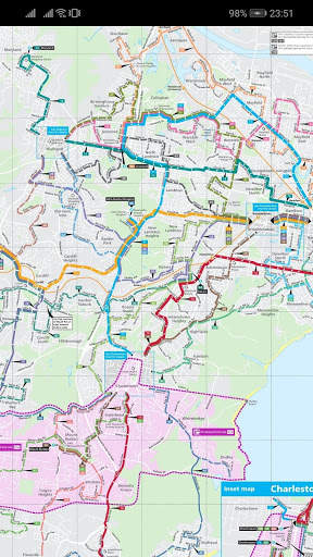 Newcastle Bus Map - New South Wales screenshot 2