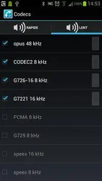 Codec Pack for CSipSimple screenshot 2