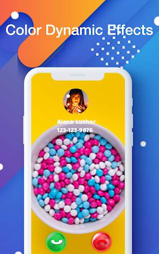 Colorful Call Flash Themes - Call Screen Themes screenshot 1