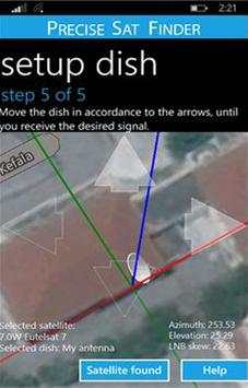 Precise Sat finder screenshot 5