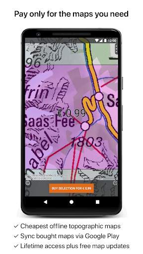 Topo GPS Switzerland screenshot 2