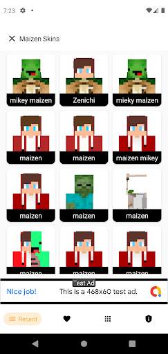 Maizen Skins for Minecraft PE screenshot 2