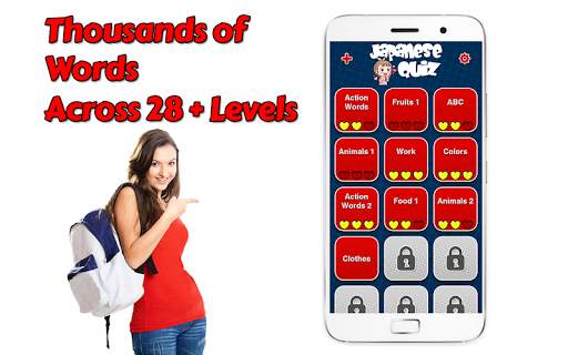 Game to learn Japanese Voca screenshot 1