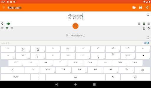 Transliterasi Aksara Bali screenshot 12