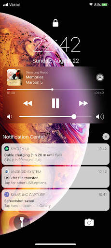 iOS Lock Screen iPhone 15 screenshot 5