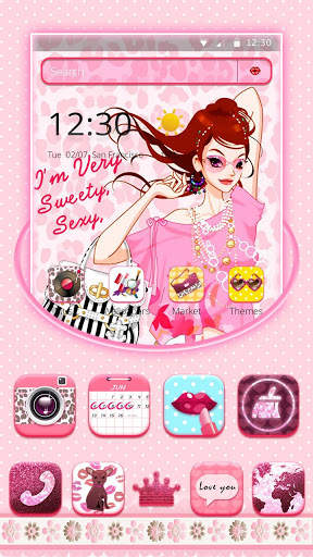Sweet Sexy Girl Theme screenshot 3