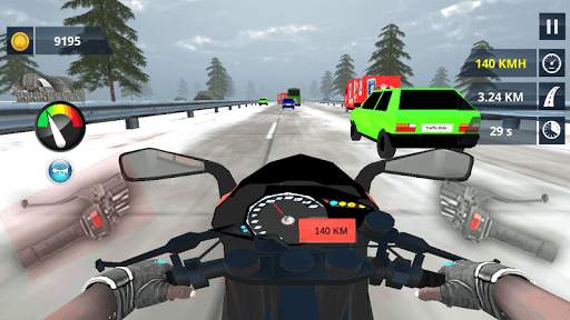 Traffic Motorbike Racer: Highway Rider 3D screenshot 7