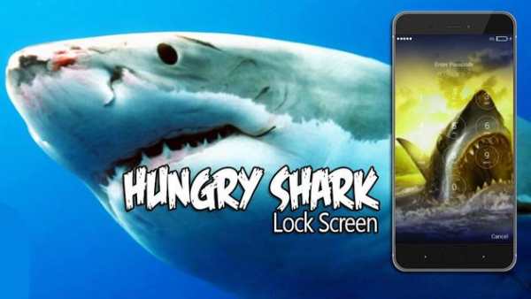 Hungry Shark Lock Screen screenshot 5