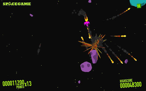 Power Shooter! 3D asteroids space game screenshot 3