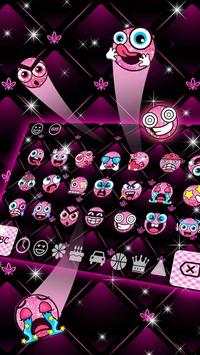 Beautiful Pink Bow Keyboard Theme screenshot 3