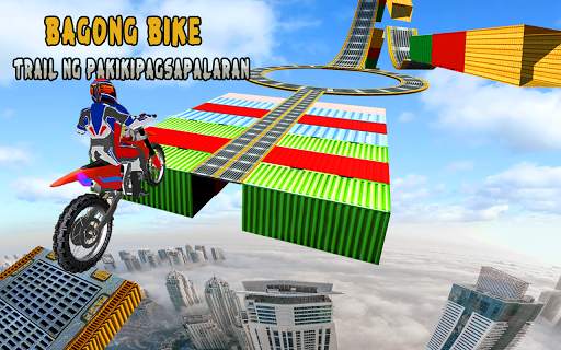 Ramp Bike imposible Karera ng Laro screenshot 6