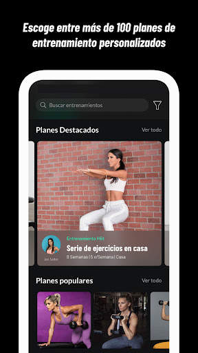 Fitplan: Entrenar con Atletas screenshot 1