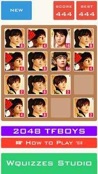2048 TFBoys Special Edition Game screenshot 3