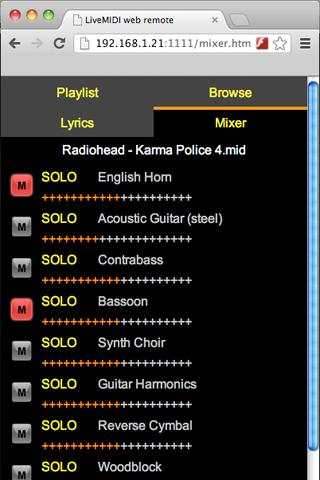 Karaoke Live MIDI Player DEMO screenshot 8