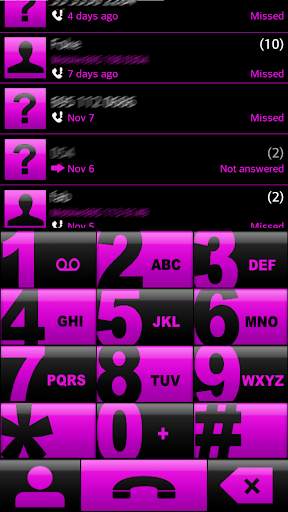 THEME CHES PURPLE FOR EXDIALER screenshot 2