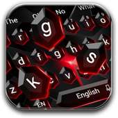 Black Red Crystal Keyboard on 9Apps