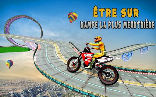 Rampe Bicyclette Jeu de course impossible screenshot 7