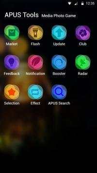Neon APUS stylish theme screenshot 3