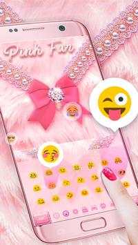Pink Fur Keyboard screenshot 3