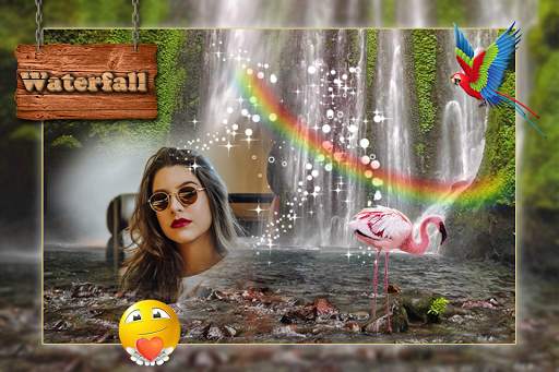 Waterfall Photo Frame 3 تصوير الشاشة