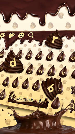 Chocolate Keyboard Theme screenshot 2