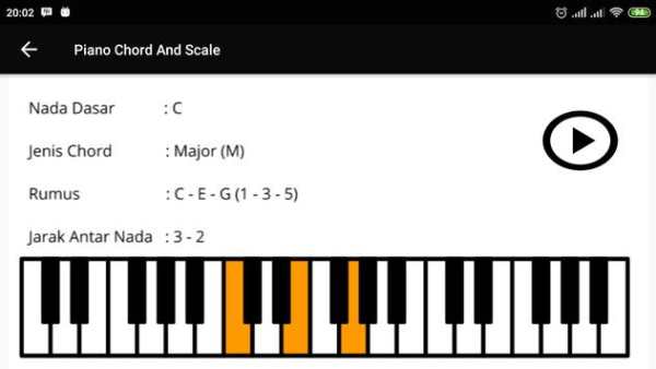 Piano Chord and Scale Library screenshot 4