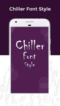 Chiller Fonts Free скриншот 3