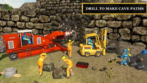 Cave Mine Construction Sim: Gold Collection Game screenshot 9