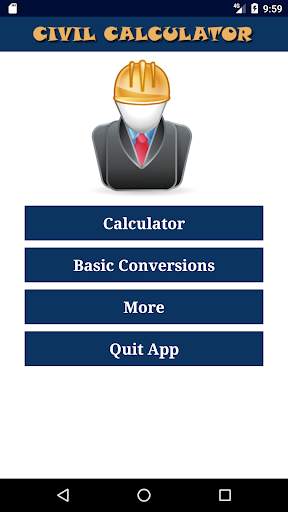 Civil Calculator скриншот 1